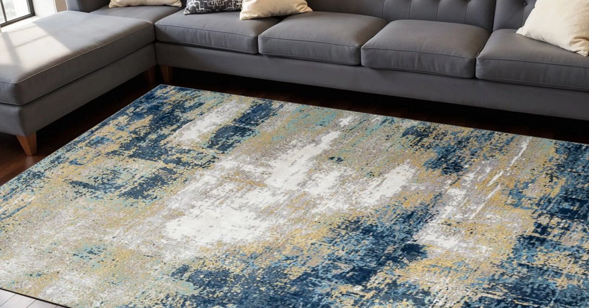 The Art Underfoot How Abstract Pattern Rugs Transform Modern Interiors