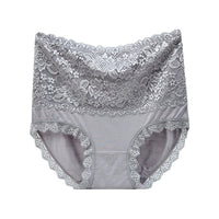 High Waisted Abdomen And Hips Sexy Lace Underwear Women Briefs - Hank Home Decor