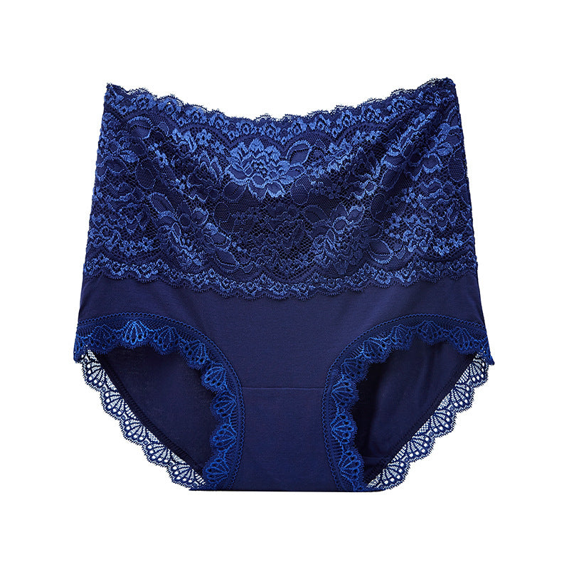 High Waisted Abdomen And Hips Sexy Lace Underwear Women Briefs - Hank Home Decor