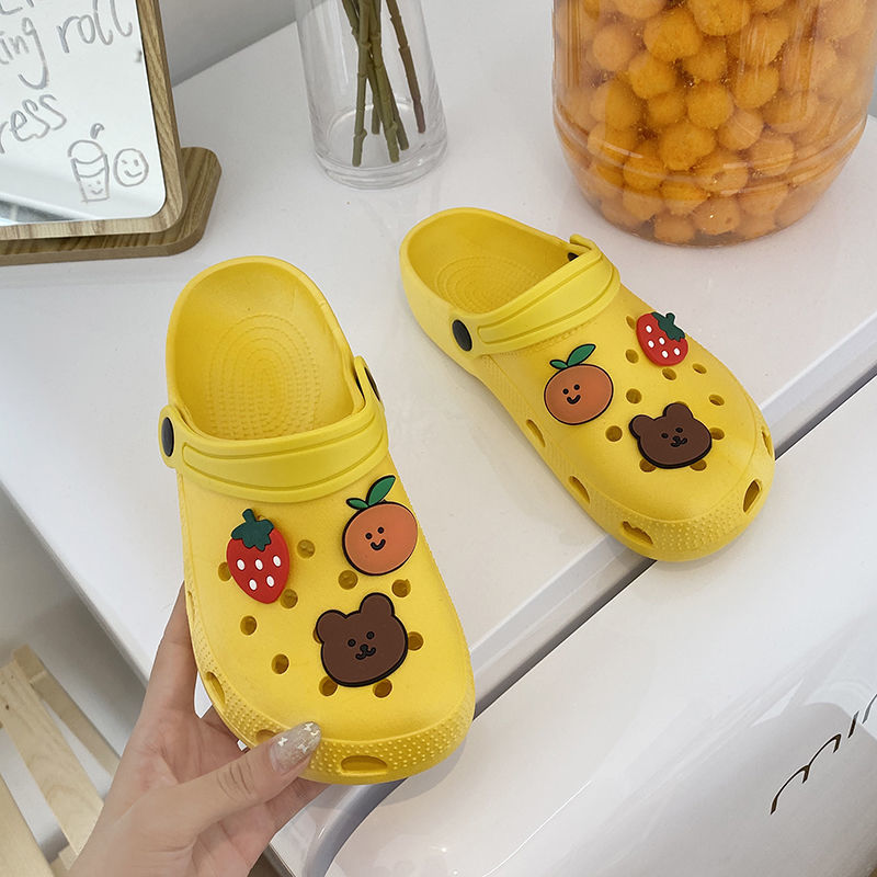 Slippers Women Wear Home Non-Slip Two-Wear Garden Shoes Outside In Summer - Hank Home Decor