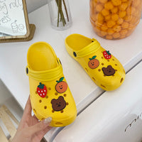 Slippers Women Wear Home Non-Slip Two-Wear Garden Shoes Outside In Summer - Hank Home Decor