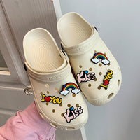 Slippers Women Wear Home Non-Slip Two-Wear Garden Shoes Outside In Summer - Hank Home Decor