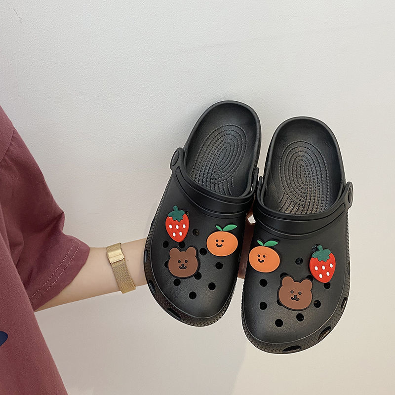 Slippers Women Wear Home Non-Slip Two-Wear Garden Shoes Outside In Summer - Hank Home Decor