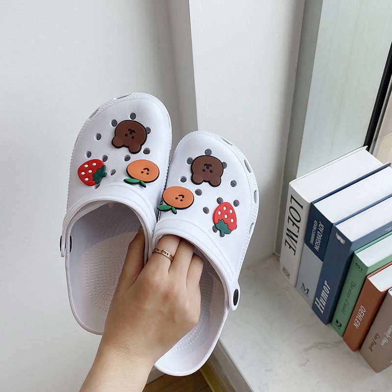 Slippers Women Wear Home Non-Slip Two-Wear Garden Shoes Outside In Summer - Hank Home Decor