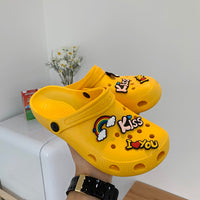 Slippers Women Wear Home Non-Slip Two-Wear Garden Shoes Outside In Summer - Hank Home Decor