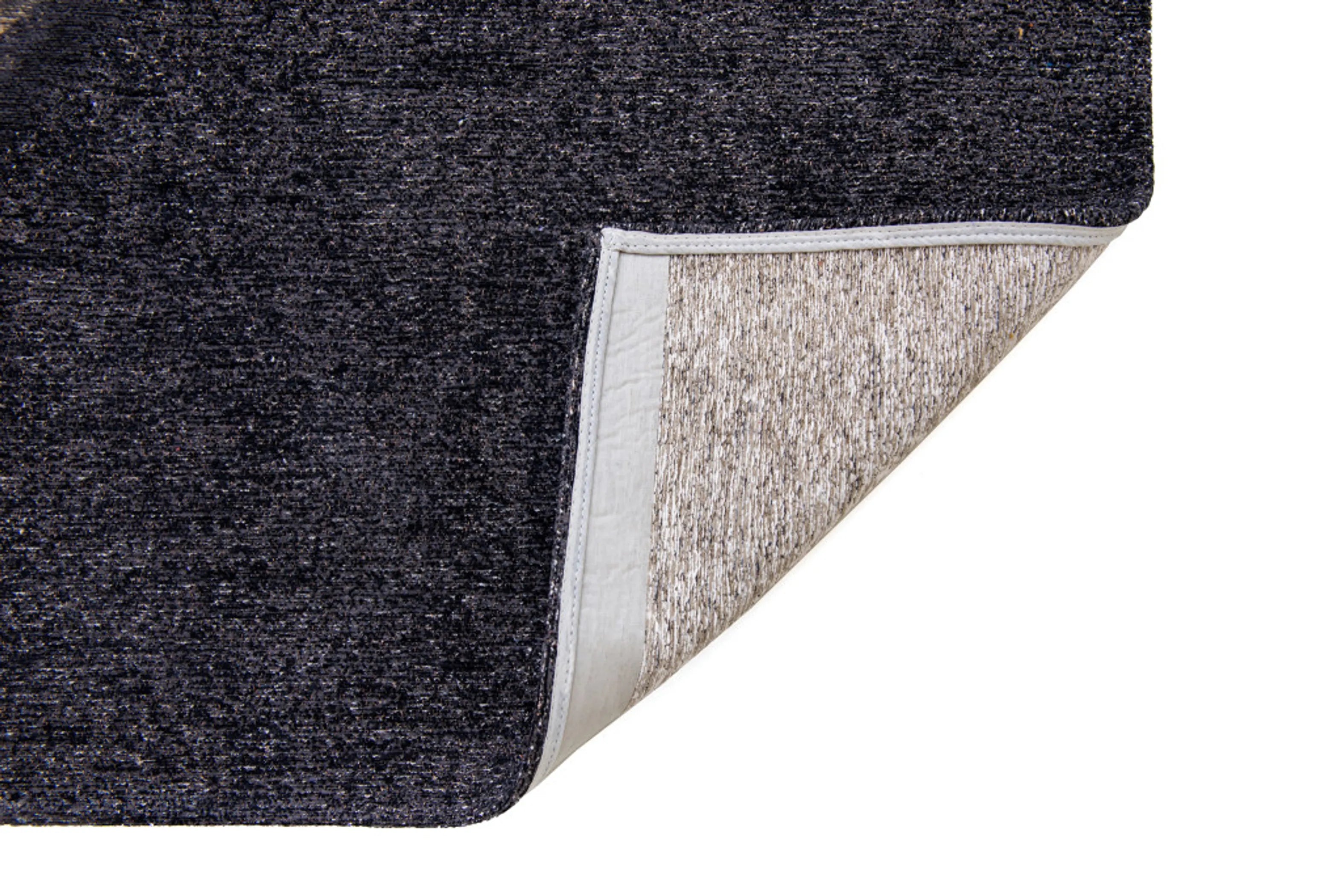 9' X 13' Black and White Funky Skull Non Skid Area Rug