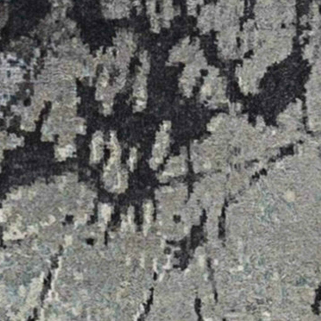 8' X 10' Blue Abstract Hand Knotted Area Rug