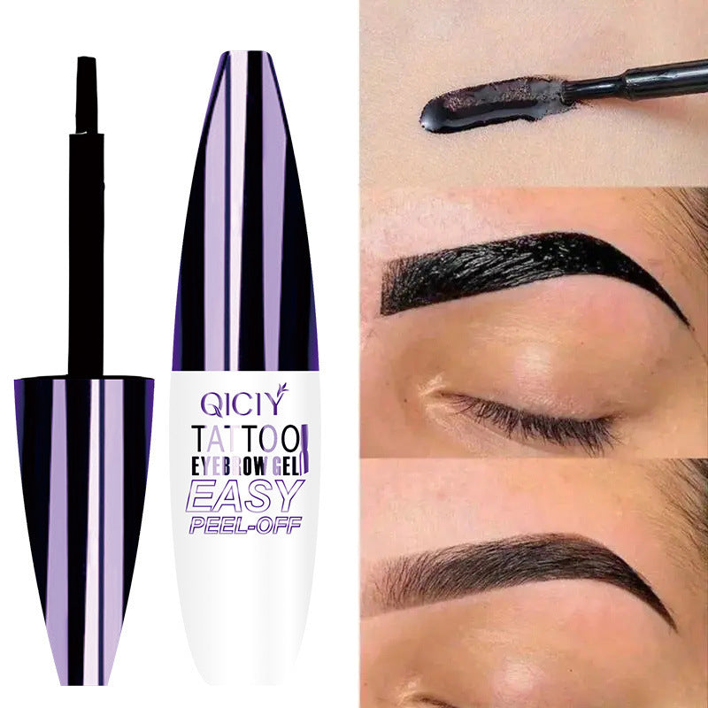 Tattoo Easy Peel Off Eyebrow Gel Cream Types Long-Lasting Smudge-Proof Sweat Resistant Waterproof Cosmetics - Hank Home Decor